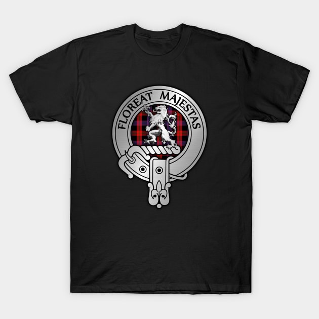 Clan Brown Crest & Tartan T-Shirt by Taylor'd Designs